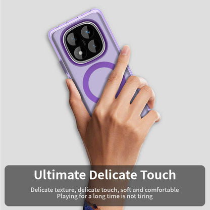 Custodia MagSafe per Xiaomi Redmi Note 14 Pro 4G, Techsuit, CandyCase, Viola