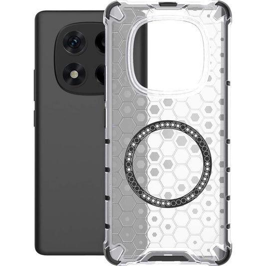Coque MagSafe pour Xiaomi Redmi Note 14 Pro 4G, Techsuit, HoneyComb Shield, Blanche
