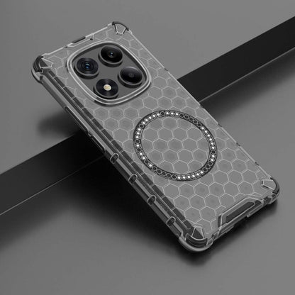 Custodia MagSafe per Xiaomi Redmi Note 14 Pro 4G, Techsuit, HoneyComb Shield, Nera