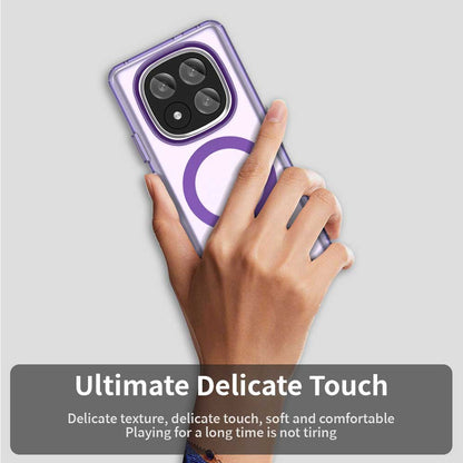 Custodia MagSafe per Xiaomi Redmi Note 14 Pro+ 5G, Techsuit, CandyCase, Viola