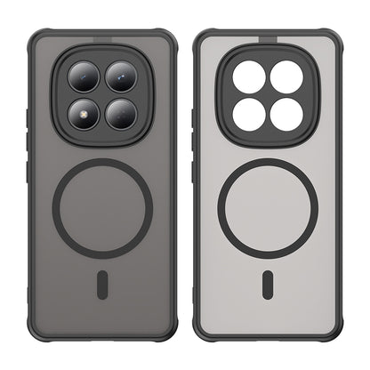 Custodia MagSafe per Xiaomi Redmi Note 15 Pro 4G, Techsuit, HaloFrost II, Nera