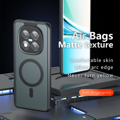 Custodia MagSafe per Xiaomi Redmi Note 15 Pro 4G, Techsuit, PureFrost, Nera Satinata