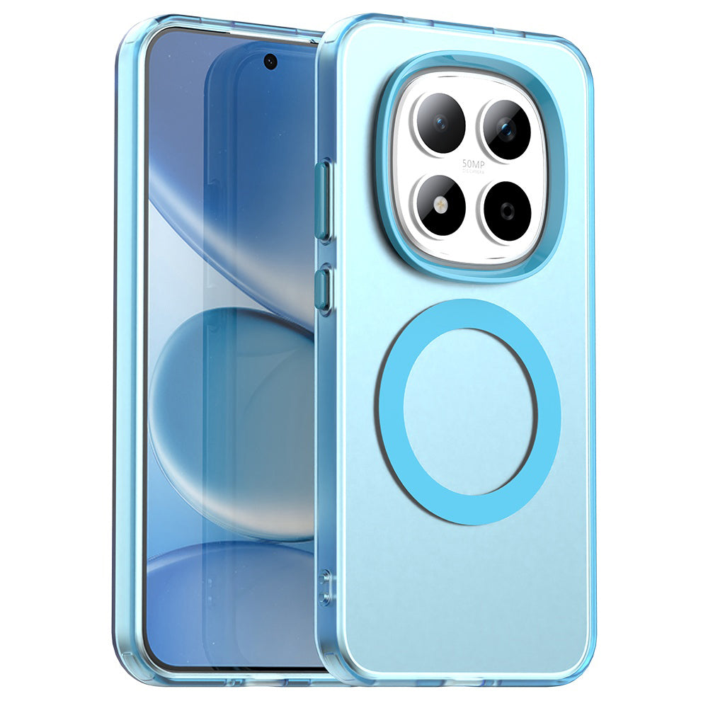 MagSafe Hülle für Xiaomi Redmi Note 15 Pro 5G, Techsuit, CandyCase, Blau