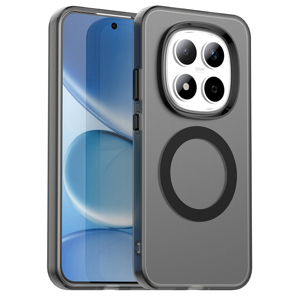 Custodia MagSafe per Xiaomi Redmi Note 15 Pro 5G, Techsuit, CandyCase, Nera