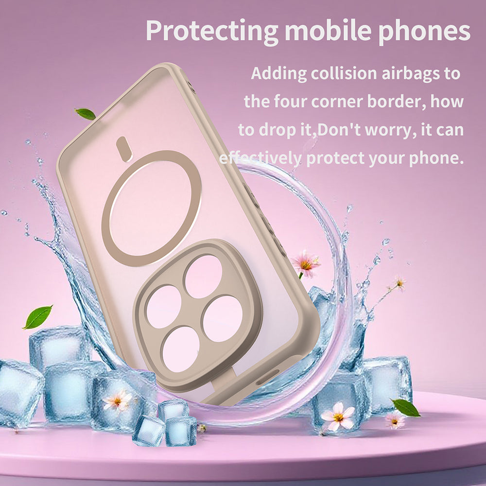 Étui MagSafe pour Xiaomi Redmi Note 15 Pro 5G, Techsuit, HaloFrost II, Doré