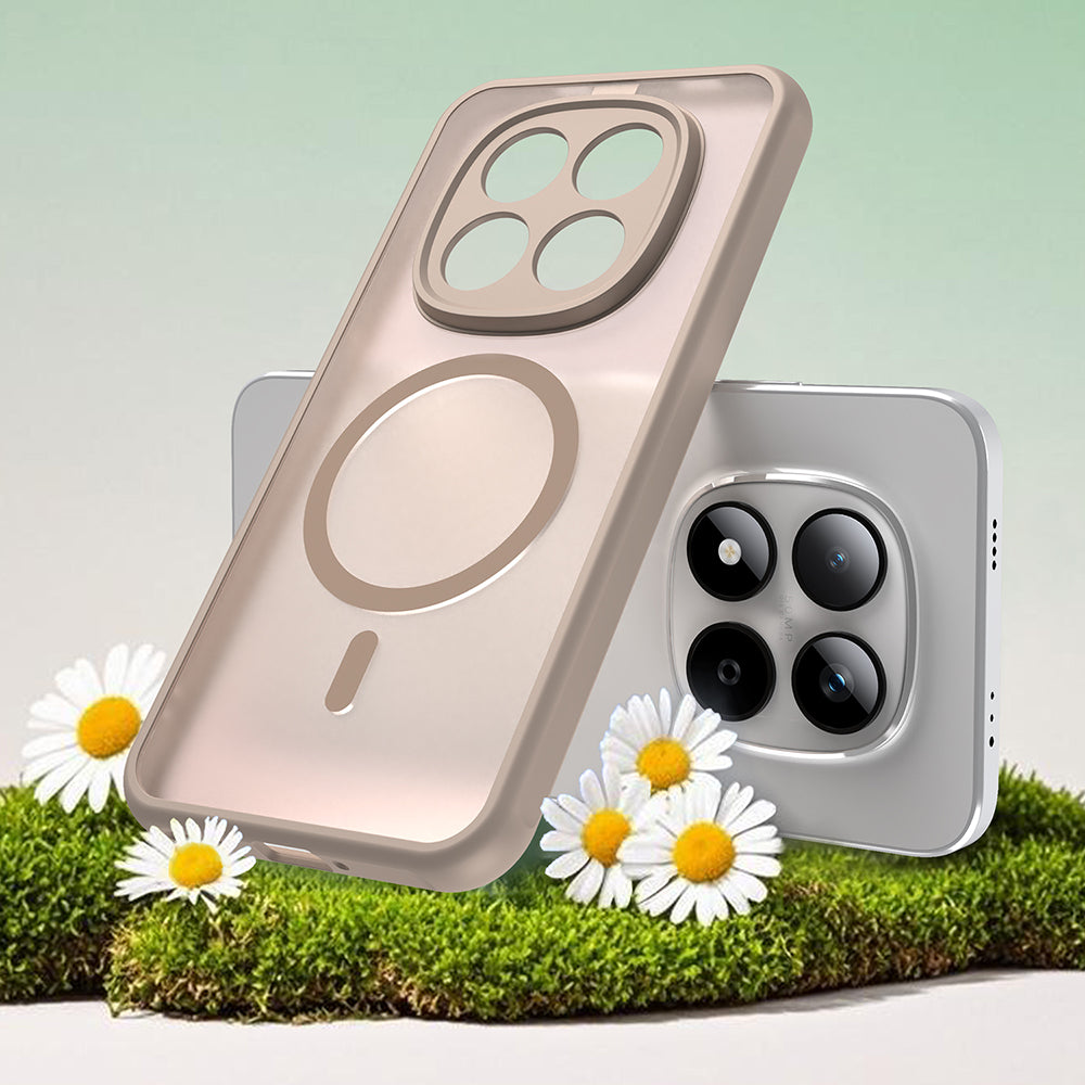 Étui MagSafe pour Xiaomi Redmi Note 15 Pro 5G, Techsuit, HaloFrost II, Doré