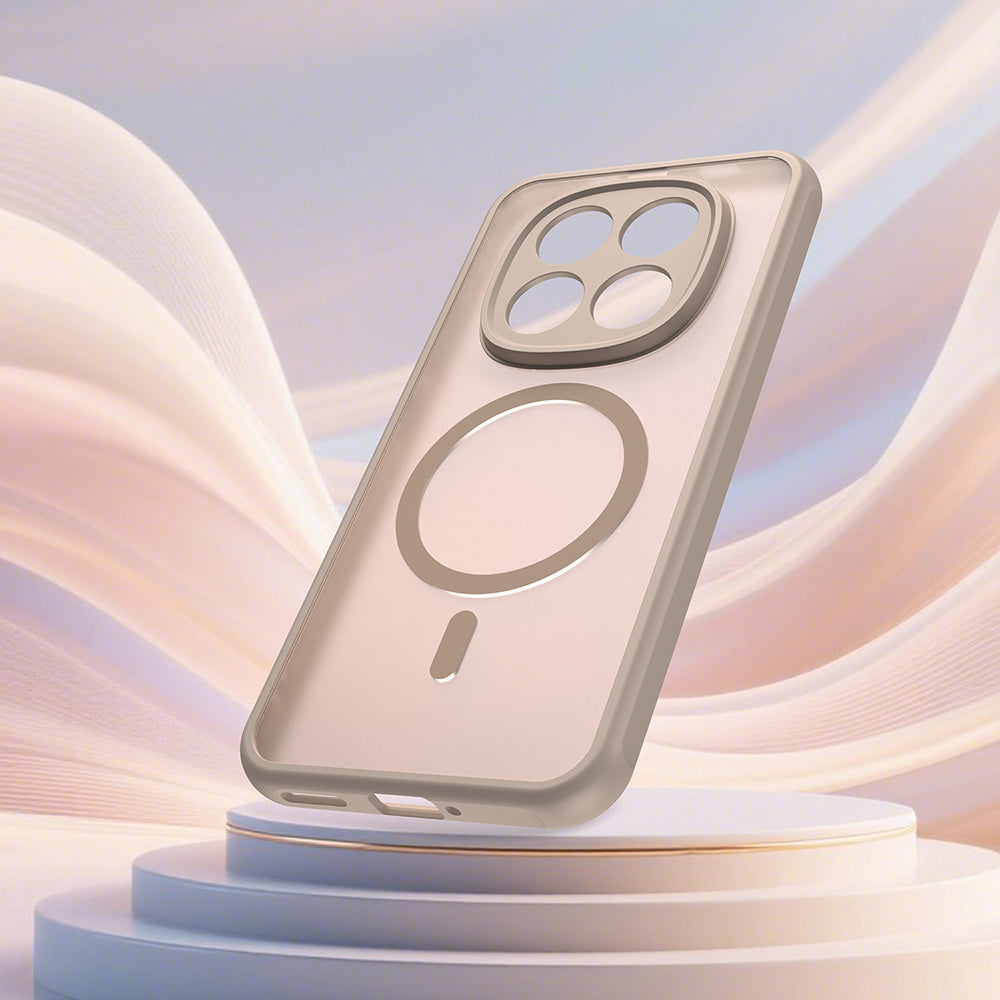 Étui MagSafe pour Xiaomi Redmi Note 15 Pro 5G, Techsuit, HaloFrost II, Doré