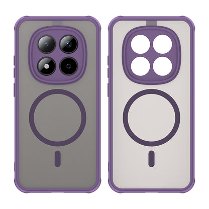 MagSafe Hülle für Xiaomi Redmi Note 15 Pro 5G, Techsuit, HaloFrost II, Lila