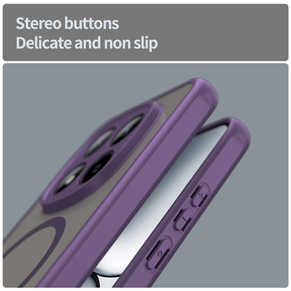 MagSafe Hülle für Xiaomi Redmi Note 15 Pro 5G, Techsuit, HaloFrost II, Lila