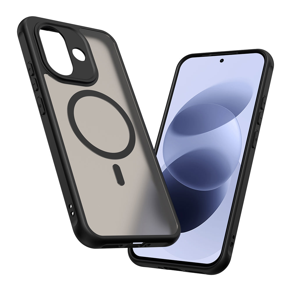 MagSafe-Hülle für Xiaomi Redmi Note 17 4G / Note 17 5G, Techsuit, HaloFrost II, Schwarz