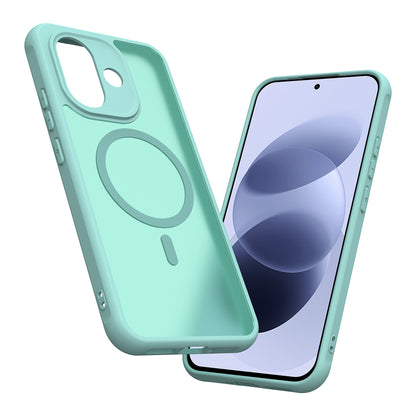 Coque MagSafe pour Xiaomi Redmi Note 17 4G / Note 17 5G, Techsuit, HaloFrost II, vert clair