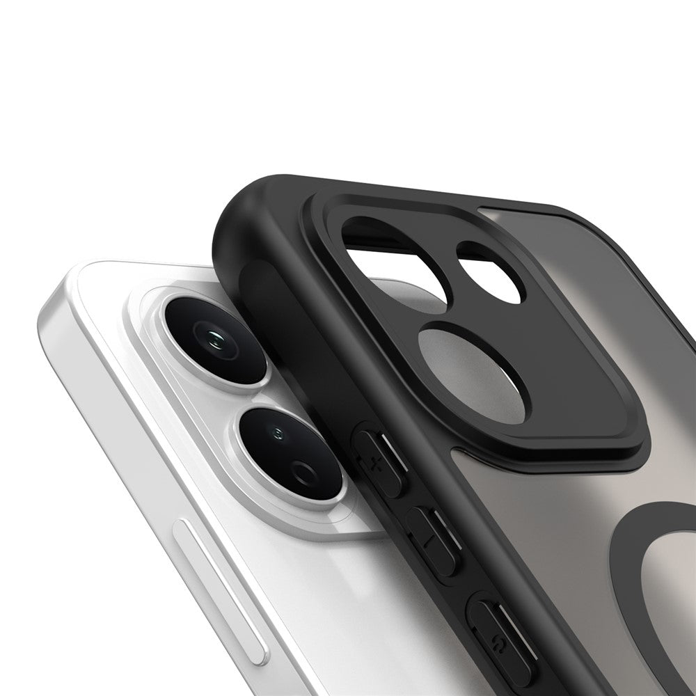 Custodia MagSafe per Xiaomi Redmi Note 17 Pro Max, Techsuit, HaloFrost II, nera