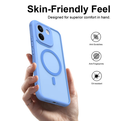 Coque MagSafe pour Xiaomi Redmi Note 17 Pro, Techsuit, HaloFrost II, bleue