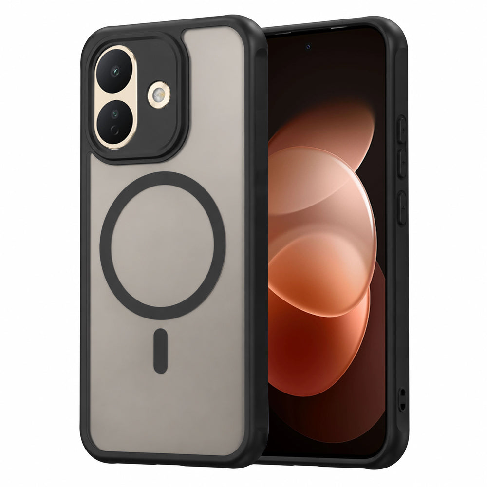 Custodia MagSafe per Xiaomi Redmi Note 17 Pro, Techsuit, HaloFrost II, nera
