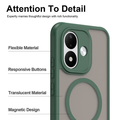 MagSafe-Hülle für Xiaomi Redmi Note 17 Pro, Techsuit, HaloFrost II, Grün