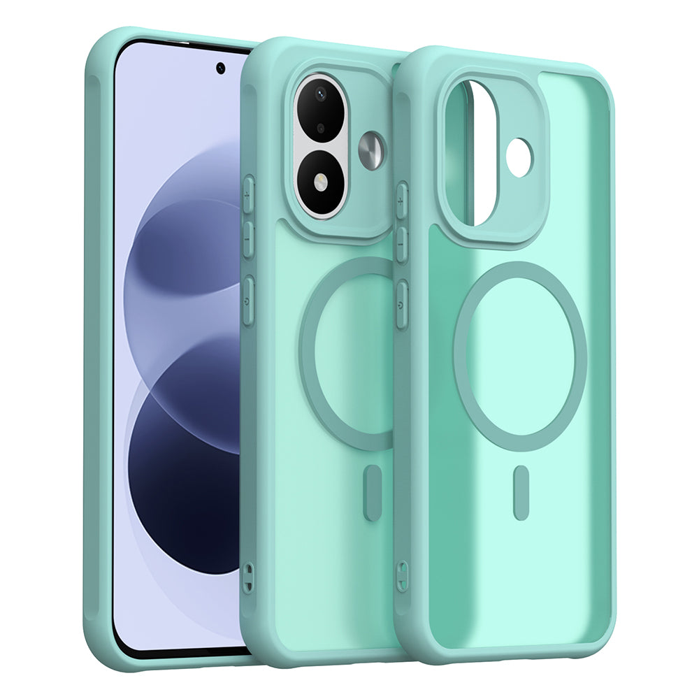 MagSafe-Hülle für Xiaomi Redmi Note 17 Pro, Techsuit, HaloFrost II, Hellgrün