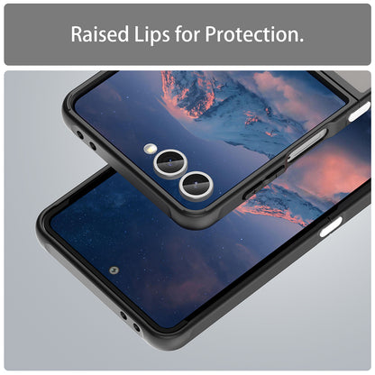 MagSafe-Hülle für Samsung Galaxy Z Flip7 F766, Techsuit, HaloFrost II, Schwarz