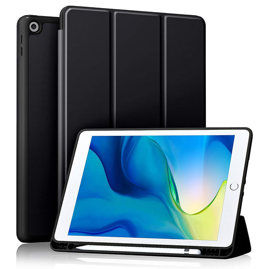 Housse pour Apple iPad 10.2 (2021) / 10.2 (2020) / 10.2 (2019), Techsuit, Flex Trifold, Noire