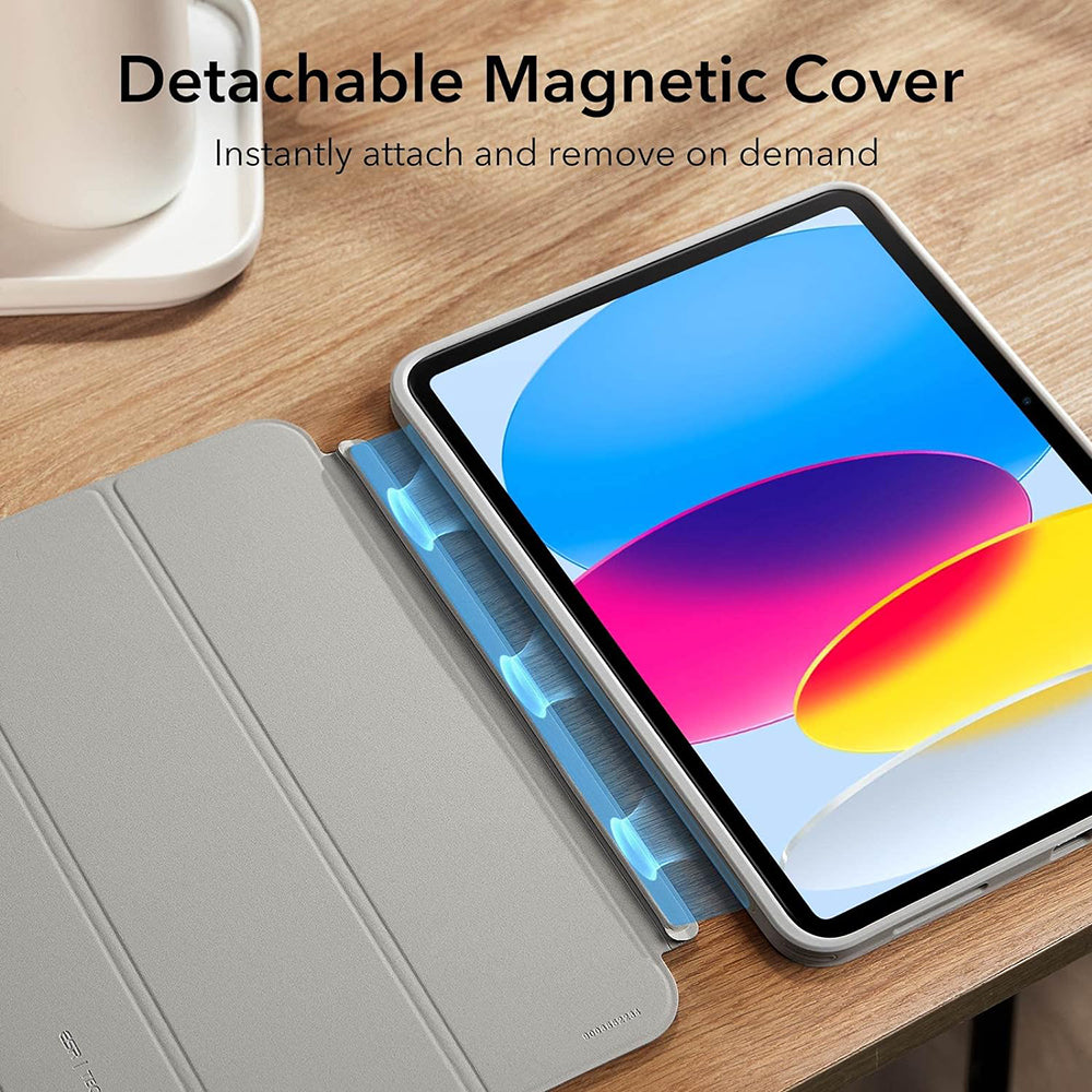 Étui pour Apple iPad (2025) / (2022), ESR, Ascend Hybrid, Gris