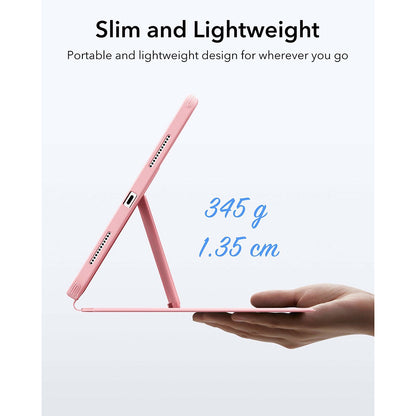 Hülle für Apple iPad (2025) / (2022), ESR, Flip Hybrid, Rosa
