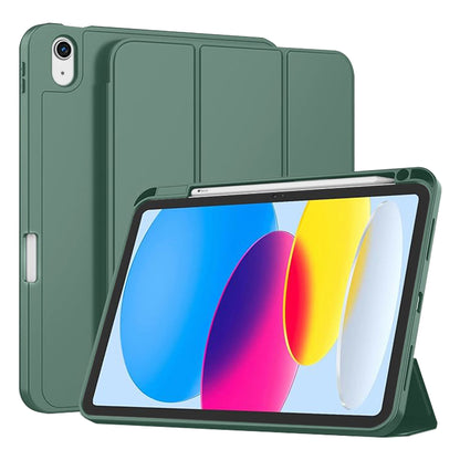 Housse pour Apple iPad (2025) / (2022), Techsuit, Flex Trifold, Vert