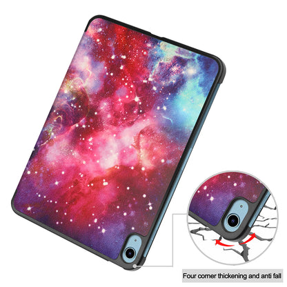 Hülle für Apple iPad (2025) / (2022), Techsuit, FoldPro Unicorn, Mehrfarbig