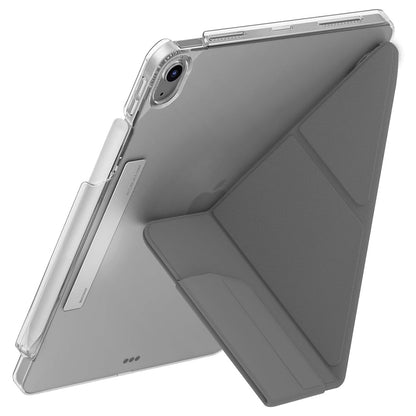 Hülle für Apple iPad (2025), UNIQ, Camden Click, Grau