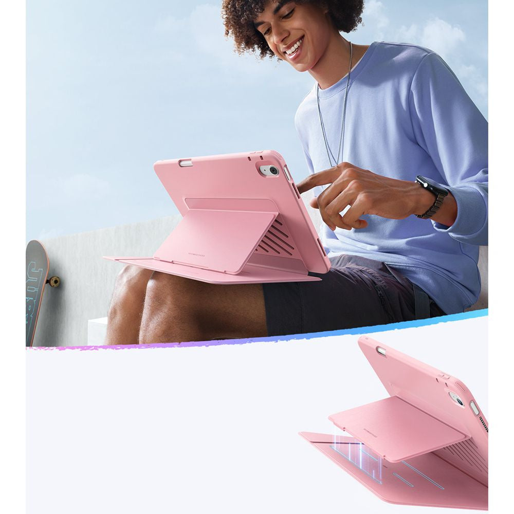 Hülle für Apple iPad (2025) / (2022), ESR, Flip Hybrid, Rosa