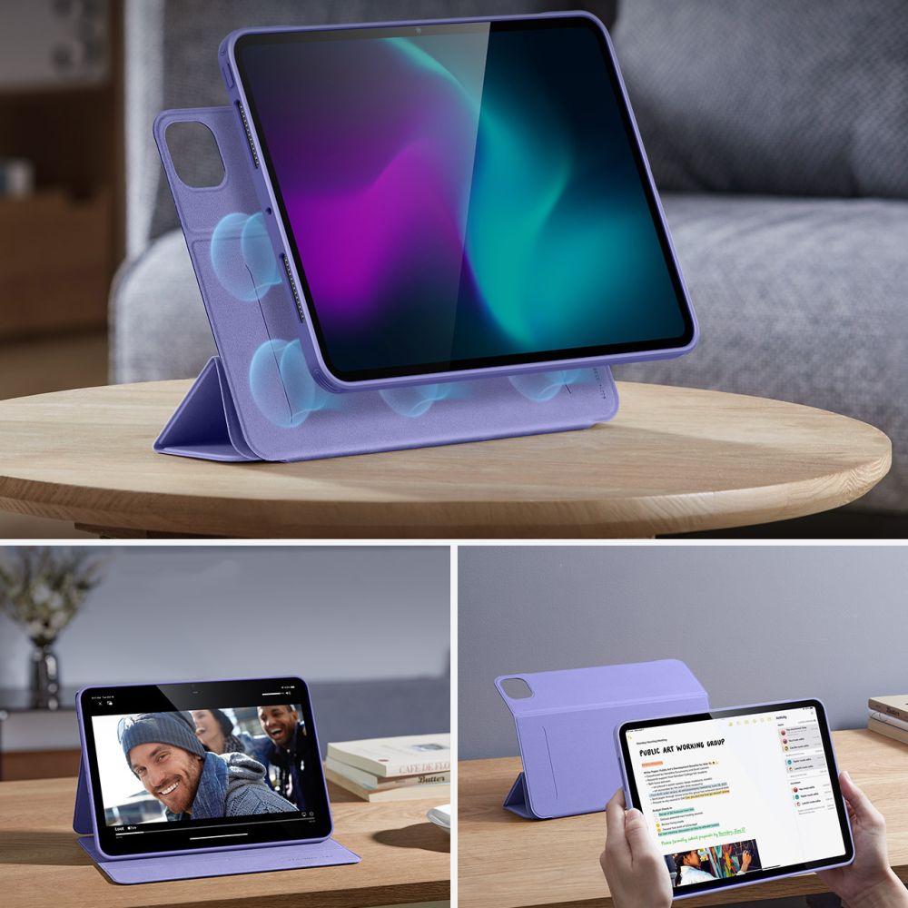 Case for Apple iPad Pro 13 (2024), ESR, Rebound Hybrid, Purple