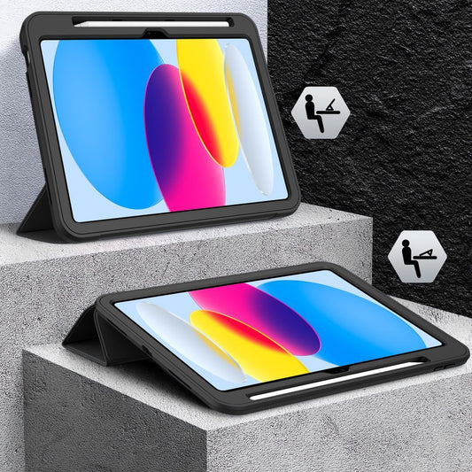 Étui pour Apple iPad (2025) / iPad (2022), Tech-Protect, Endurance, Noir