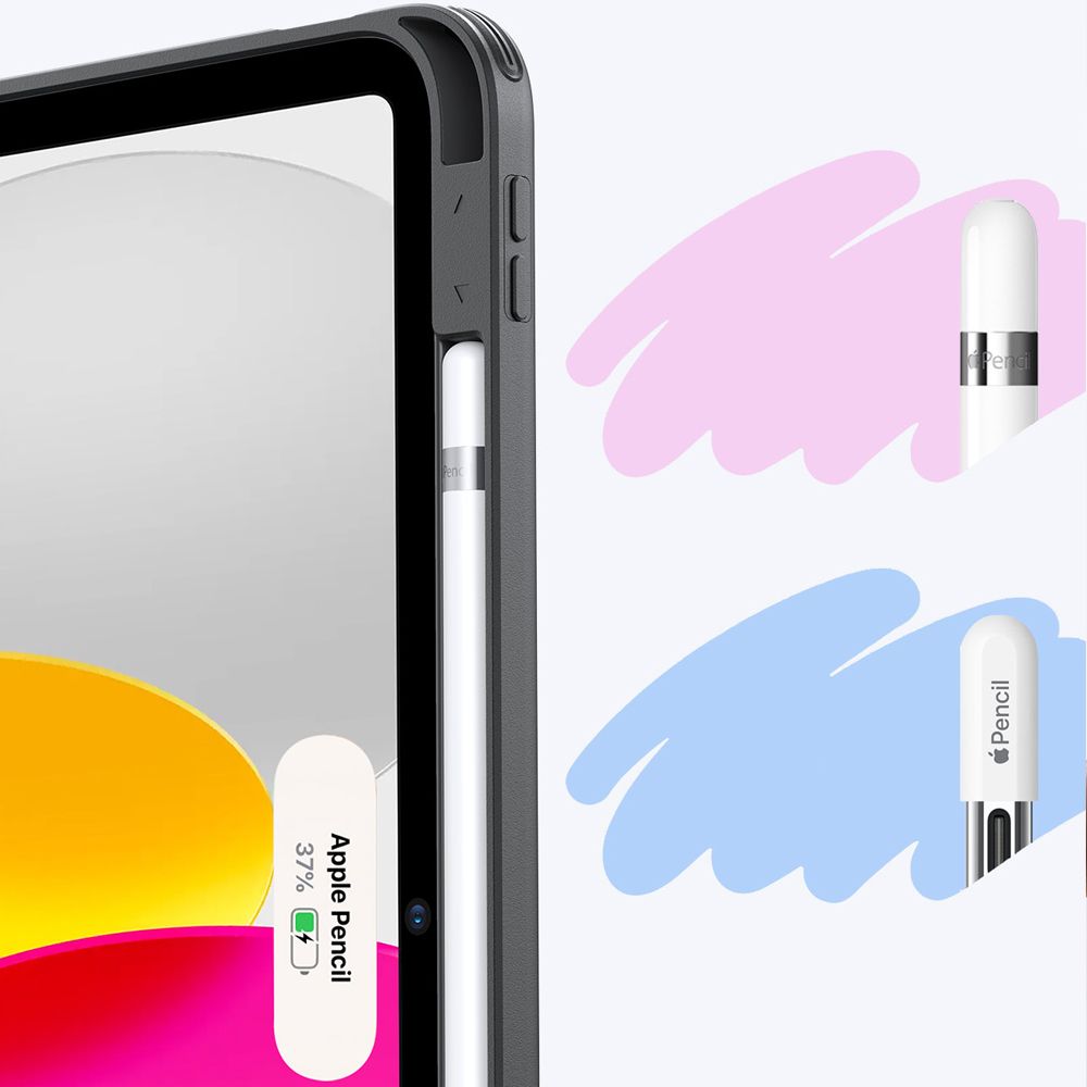 Housse pour Apple iPad (2025) / (2022), ESR, Flip Hybrid, Noire, Reconditionnée