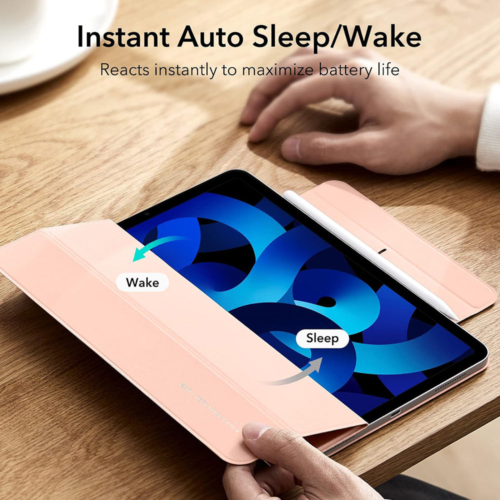 Étui pour Apple iPad Air 11 (2024) / Air (2022) / Air (2020) / Pro 11 (2018), ESR, Rebound, Rose