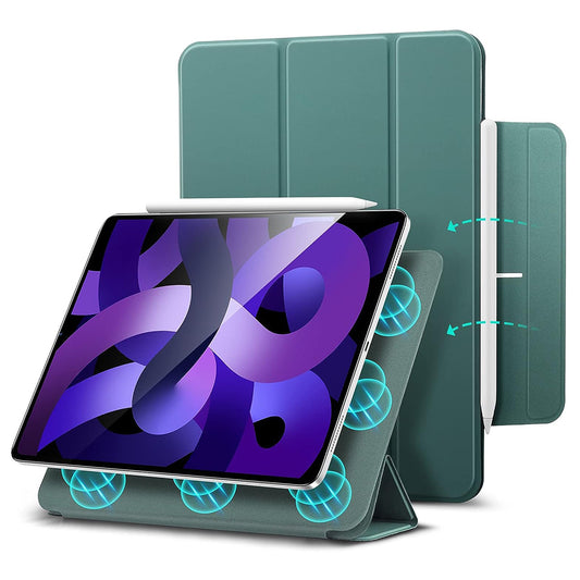 Étui pour Apple iPad Air 11 (2024) / Air (2022) / Air (2020) / Pro 11 (2018), ESR, Rebound, Vert Satiné
