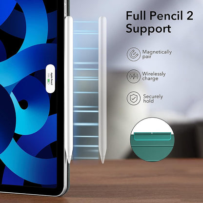Étui pour Apple iPad Air 11 (2024) / Air (2022) / Air (2020) / Pro 11 (2018), ESR, Rebound, Vert Satiné