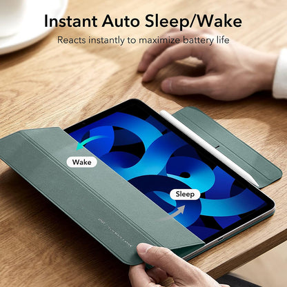 Étui pour Apple iPad Air 11 (2024) / Air (2022) / Air (2020) / Pro 11 (2018), ESR, Rebound, Vert Satiné