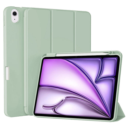 Hülle für Apple iPad Air 11 (2026) / iPad Air 11 (2025) / Air 11 (2024), Techsuit, Flex Trifold, Matcha Grün