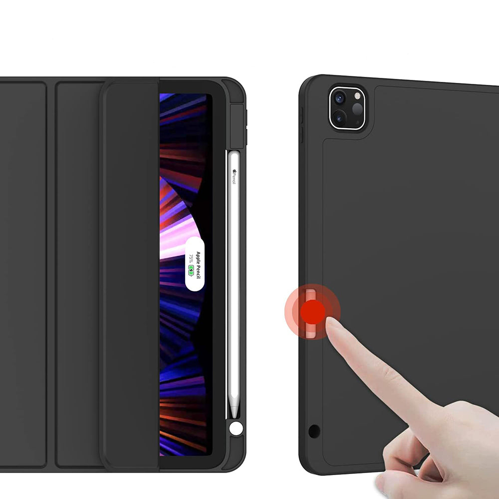 Case for Apple iPad Air 13 (2026) / Air 13 (2025) / Air 13 (2024), Techsuit, Flex Trifold, Black