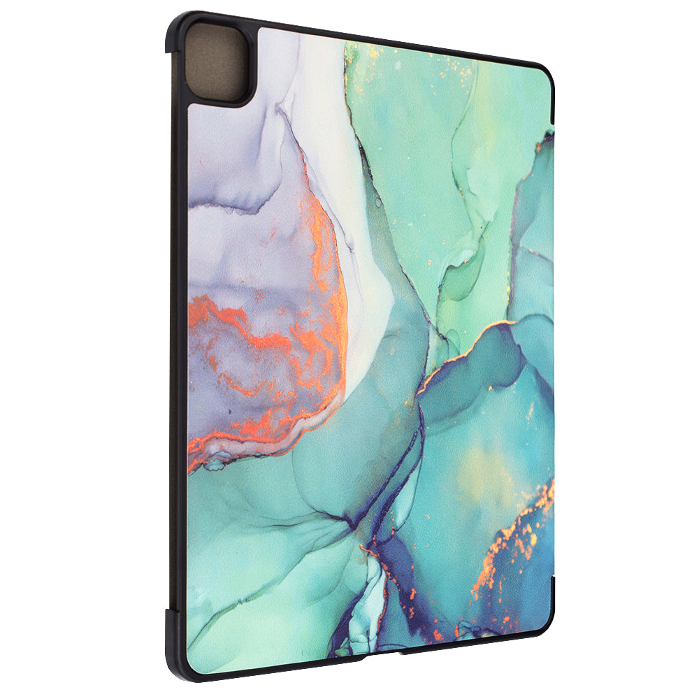 Coque pour Apple iPad Air 13 (2026) / Air 13 (2025) / Air 13 (2024), Techsuit, FoldPro Green Time, Multicolore