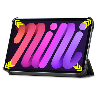 Hülle für Apple iPad mini (2024) / mini (2021), Techsuit, FoldPro, Schwarz