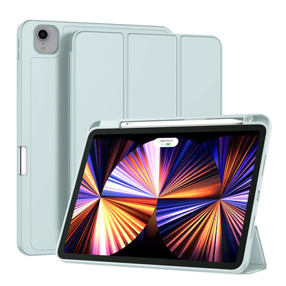 Custodia per Apple iPad Pro 11 (2022) / Pro 11 (2021) / Pro 11 (2020) / Pro 11 (2018), Techsuit, Flex Trifold, Blu