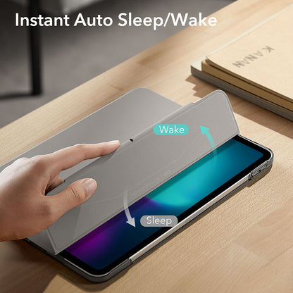 Hülle für Apple iPad Pro 11 (2024), ESR, Ascend Trifold, Grau