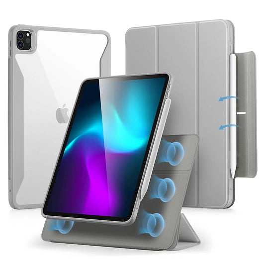 Hülle für Apple iPad Pro 11 (2024), ESR, Rebound Hybrid, Grau