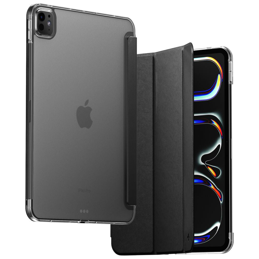 Hülle für Apple iPad Pro 11 (2024), Spigen, Liquid Air Folio, Schwarz ACS09440