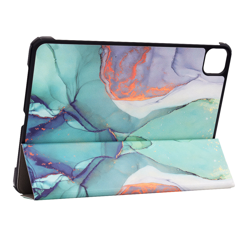 Coque pour Apple iPad Pro 11 (2024), Techsuit, FoldPro Green Time, Multicolore