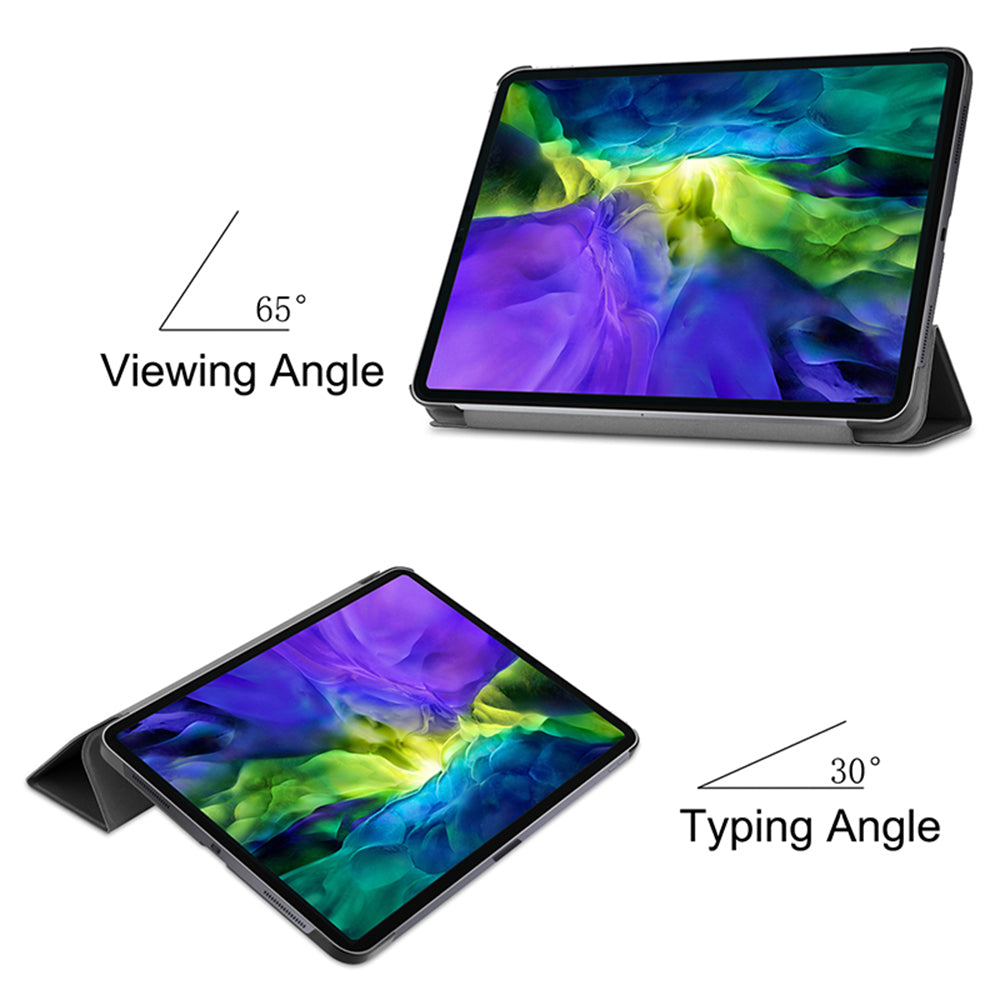 Custodia per Apple iPad Pro 12.9 (2022) / Pro 12.9 (2021) / Pro 12.9 (2020) / Pro 12.9 (2018), Techsuit, FoldPro, Nera