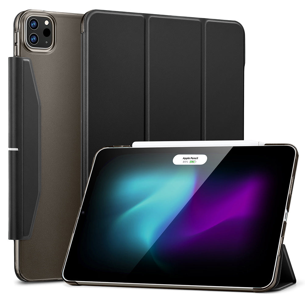 Hülle für Apple iPad Pro 13 (2024), ESR, Ascend Trifold, Satinschwarz