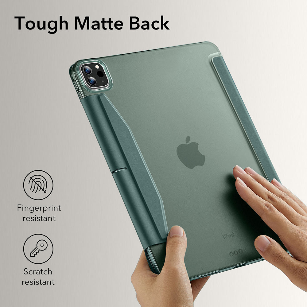 Case for Apple iPad Pro 13 (2024), ESR, Ascend Trifold, Satin Green