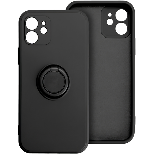 Hülle für Apple iPhone 16 Pro Max, OEM, Silikonring, Schwarz