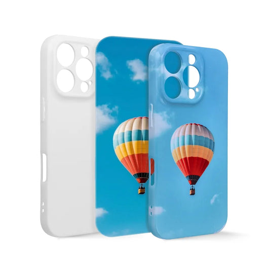 Coque pour sublimation Apple iPhone 16 Pro Max, OEM, Souple, Blanche
