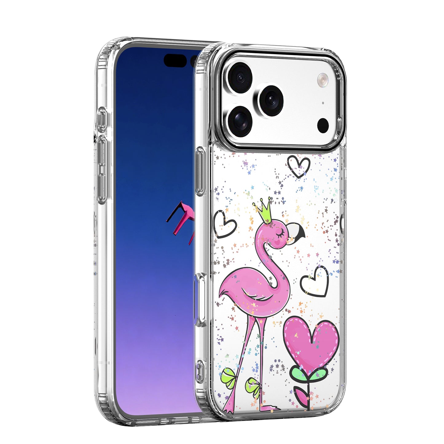 Custodia per Apple iPhone 14 Pro, OEM, Ultra Trendy Love 2, Multicolore